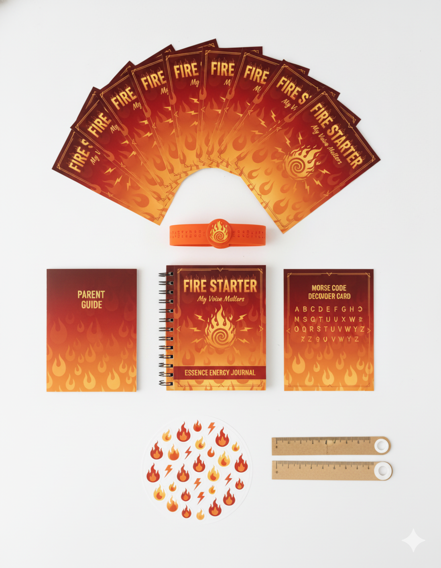 Fire Starter Complete Essence Pack with band, journal, cards and tools
