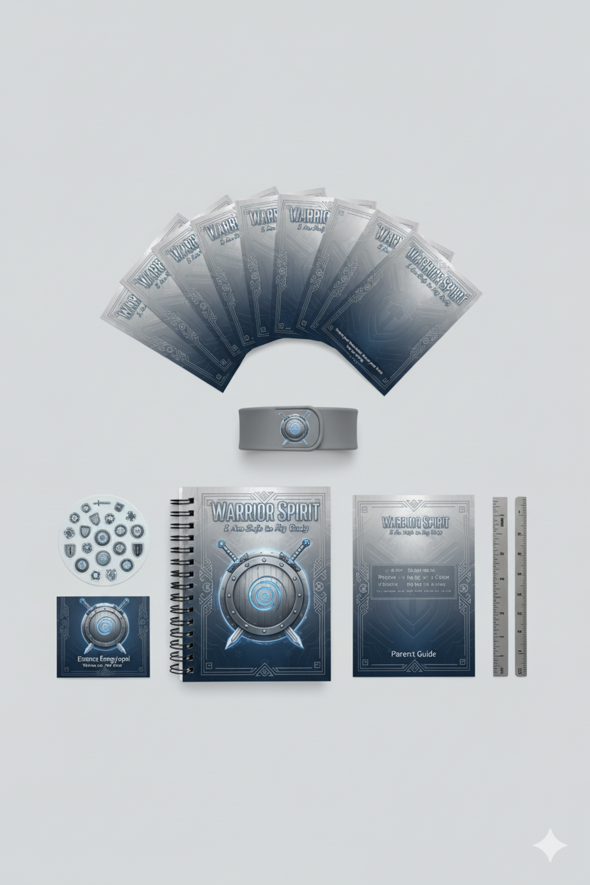 Warrior Spirit Complete Journal Set with band and empowerment tools